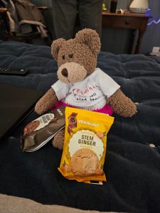 Tedwina has found the biscuits