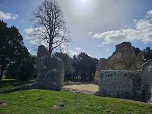 The ruins at Weeting Castle