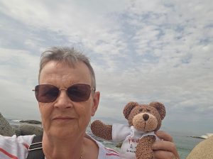 Me and mum without any penguins