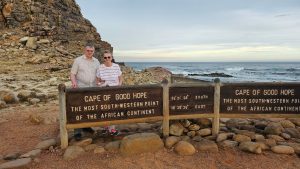 We are at the sign saying it is the most South Western part of the African continent