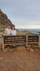 We are at the sign saying it is the most South Western part of the African continent