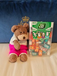 Tedwina asked mum if she could buy a box of TicTacs. Mum said yes, without thinking...