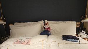 Tedwina is ready for bed after a long day