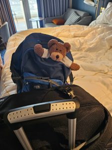 Tedwina is packed and is ready for home