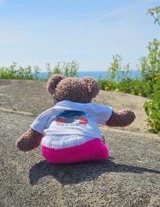 Tedwina admiring the view