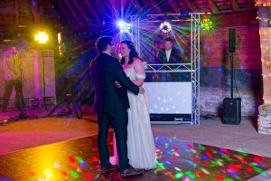 The married couple's first dance