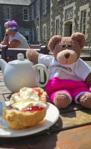 What better way to end the day than with a cream tea?