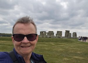 Mum at Stonehenge. Where has Tedwina gone?
