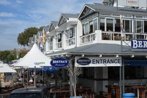 Bertha's seafood restaurant, where we stopped for lunch